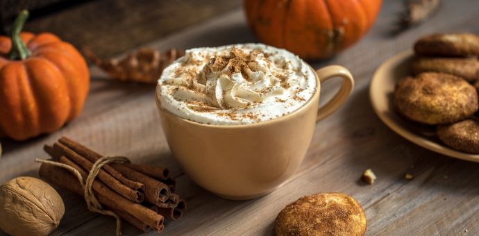 pumpkin spice latte drink